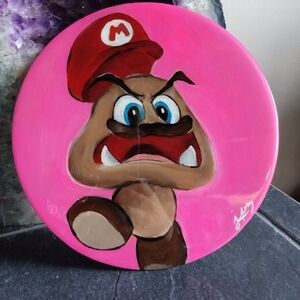 Super Mario cartoon nintendo character hand painted original art